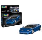 Model Set Bugatti EB110, Revell Modellbausatz mit Basiszubehör