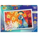 Ravensburger CreArt - Malen nach Zahlen 20000 - Stolzer Pfau - ab 11 Jahren