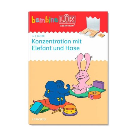 bambinoLÜK Konzentration mit Elefant und Hase