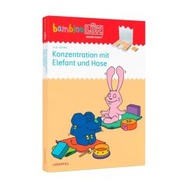 bambinoLÜK-Set Konzentration mit Elefant und Hase