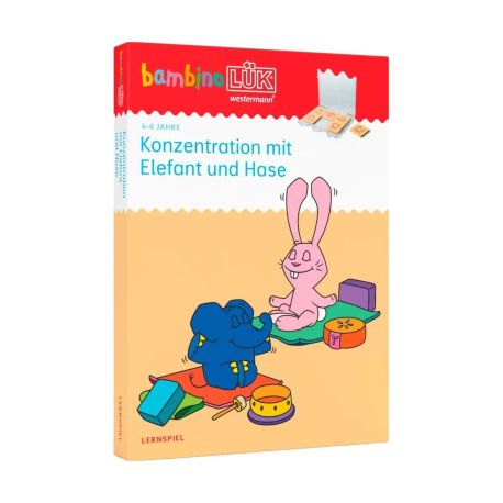 bambinoLÜK-Set Konzentration mit Elefant und Hase