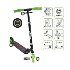 muuwmi Lights Aluminium Scooter GLOW 145 mm, mit Leuchtrollen und Glow-Effekt