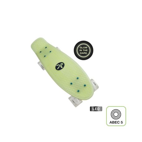 muuwmi Lights Skateboard Fun GLOW, mit Leuchtrollen und Glow-Effekt