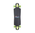 NoRules Longboard Compact ABEC 7 Neon, mit Leuchtrollen