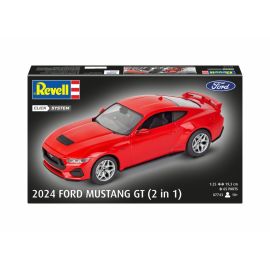 2024 Ford Mustang GT (2 in 1) (Click System), Revell Bausatz zum Zusammenstecken mehrfarbig