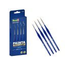 Painta Professional Brushes: Basic Set, Revell Synthetische Pinsel, Größe 00, 1, 2, 3