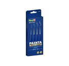 Painta Professional Brushes: Basic Set, Revell Synthetische Pinsel, Größe 00, 1, 2, 3