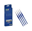 Painta Professional Brushes: Detail Set, Revell Synthetische Pinsel, Größe 5/0, 4/0, 3/0, 0