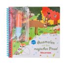 Ausmalen mit dem magischen Pinsel – Wald
