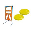 Outdoor active Wurfscheibe mit Zielwurfwand
