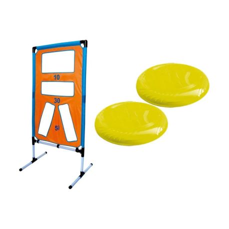 Outdoor active Wurfscheibe mit Zielwurfwand