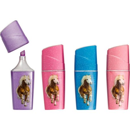 Mini Glitzer-Marker - Pferdefreunde