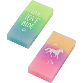 Glitzer Radiergummi, sortiert