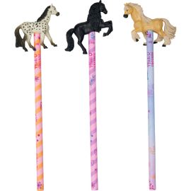 Bleistift mit Pferdetopper - Pferdefreunde, sortiert