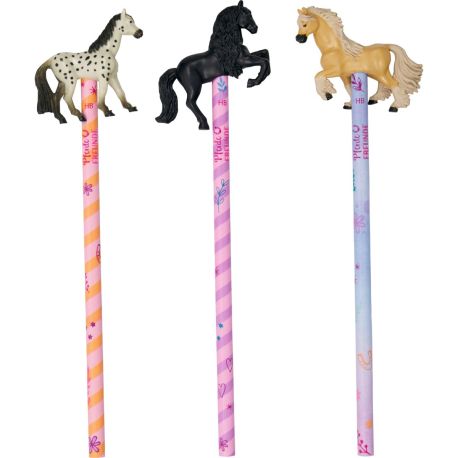 Bleistift mit Pferdetopper - Pferdefreunde, sortiert