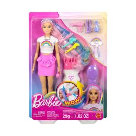 Barbie Haarspiel Puppe Regenbogen Glitzer