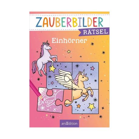 Zauberbilder-Rätsel – Einhörner