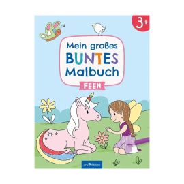 Mein großes buntes Malbuch – Feen
