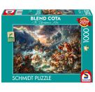 Schmidt Spiele Puzzle 1000 Teile B.Cota, Der Weg durch das Meer