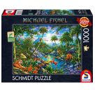 Schmidt Spiele Puzzle 1000 Teile M.Fishel, Inselparadies