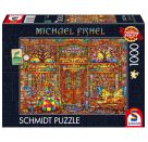 Schmidt Spiele Puzzle 1000 Teile M.Fishel, Glas-Menagerie
