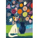 Schmidt Spiele Puzzle 1000 Teile R.Wachtmeister, Weiße Katze