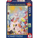 Schmidt Spiele Puzzle 1000 Teile R.Wachtmeister, Gestreiftes Kätzchen