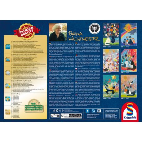 Schmidt Spiele Puzzle 1000 Teile R.Wachtmeister, Glückliche Katzenfamilie