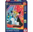 Schmidt Spiele Puzzle 1000 Teile R.Wachtmeister, Glückliche Katzenfamilie