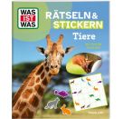 WAS IST WAS Rätseln und Stickern: Tiere