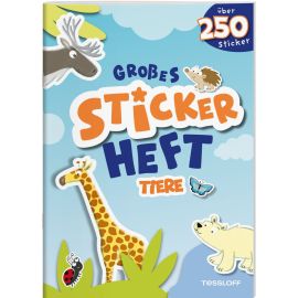 Großes Stickerheft. Tiere