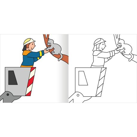 Mein erstes dickes Malbuch ab 2 – Polizei   Feuerwehr