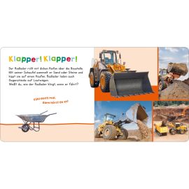 Hör mal rein, wer kann das sein? Bagger bei der Arbeit