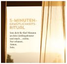 Nimm dir Zeit für Gemütlichkeit