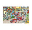 Schmidt Spiele Kinderpuzzle 3x24Teile Feuerwehr