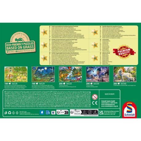 Schmidt Spiele Kinderpuzzle 100 Teile Einhorn-Schnappschuss