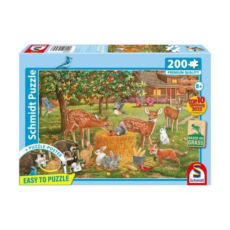 Schmidt Spiele Kinderpuzzle 200 Teile Tierpicknick