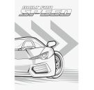 Fast Wheels A3 Zeichenblock