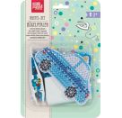 Bastelset Bügelp.Polizeiauto