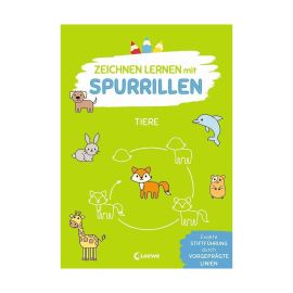 Zeichnen lernen mit Spurrillen - Tiere