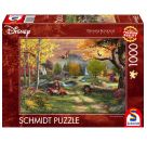 Schmidt Spiele Puzzle 1000 Teile Disney, Fox and Hound