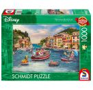 Schmidt Spiele Puzzle 1000 Teile Disney, Mickey   Minnie in Italy
