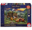 Schmidt Spiele Puzzle 1000 Teile Warner, Wizarding World, Harry Potter, Hagrids Hut
