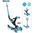 GLOBBER GO-UP DELUXE LIGHTS hellblau, mit Leuchtrollen