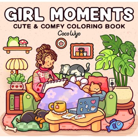 Girl Moments Malbuch