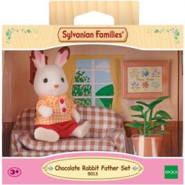 EPOCH Sylvanian Families 5013 Schokoladenhasen Vater mit Sofa