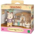 EPOCH Sylvanian Families 5015 Schokoladenhasen Bruder mit Waschraum