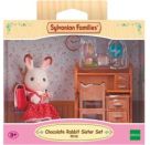Sylvanian Families 5016 Schokoladenhasen Schwester mit Schreibti