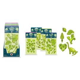 CLASS-6 Sticker reflektierend, 4-fach sortiert Jedes Set enthält 9–15 reflektierende Sticker in vers