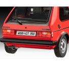 Geschenkset 50 Jahre VW Golf 1 GTi, Revell Modellbausatz mit Basiszubehör